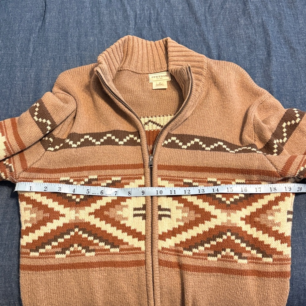 Stetson Aztec Print Cardigan - Picture 8 of 8